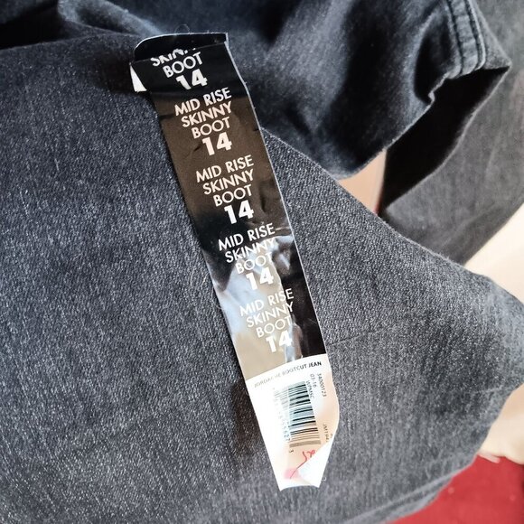 36x33 Womens 14 Mid Rise Jeans NWT NEW Jordache Skinny Boot Jeans Women's - Picture 6 of 6